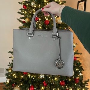 Michael Kors Grey Purse EUC